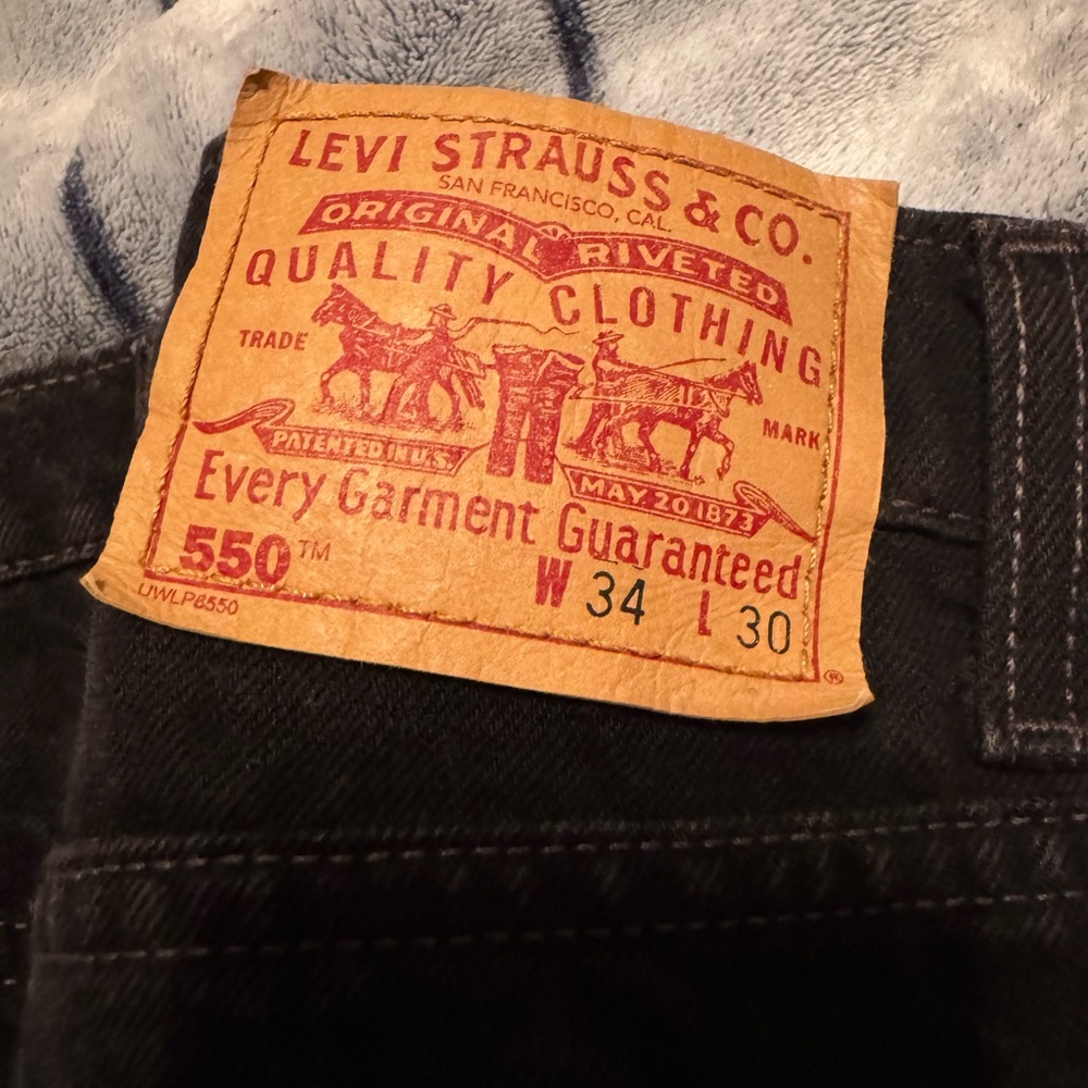Levi's Dark Gray Relaxed Jeans